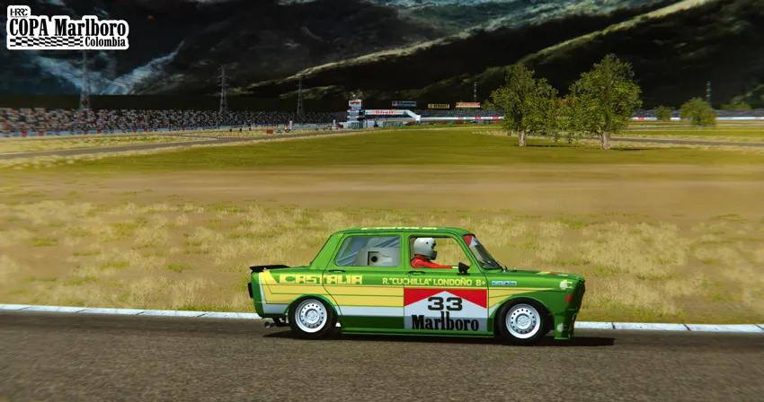 Los colores de una época, captura del mod en rFactor