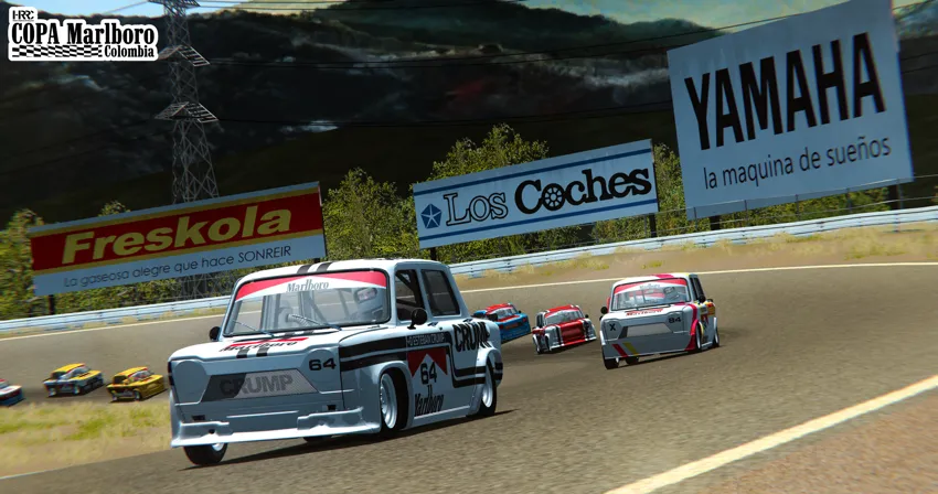 Rueda a rueda, captura del mod en rFactor