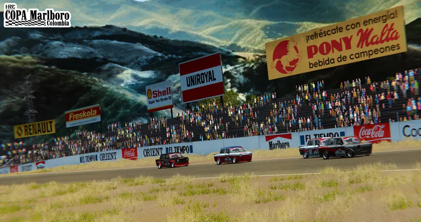 Un circuito con memoria, captura del mod en rFactor